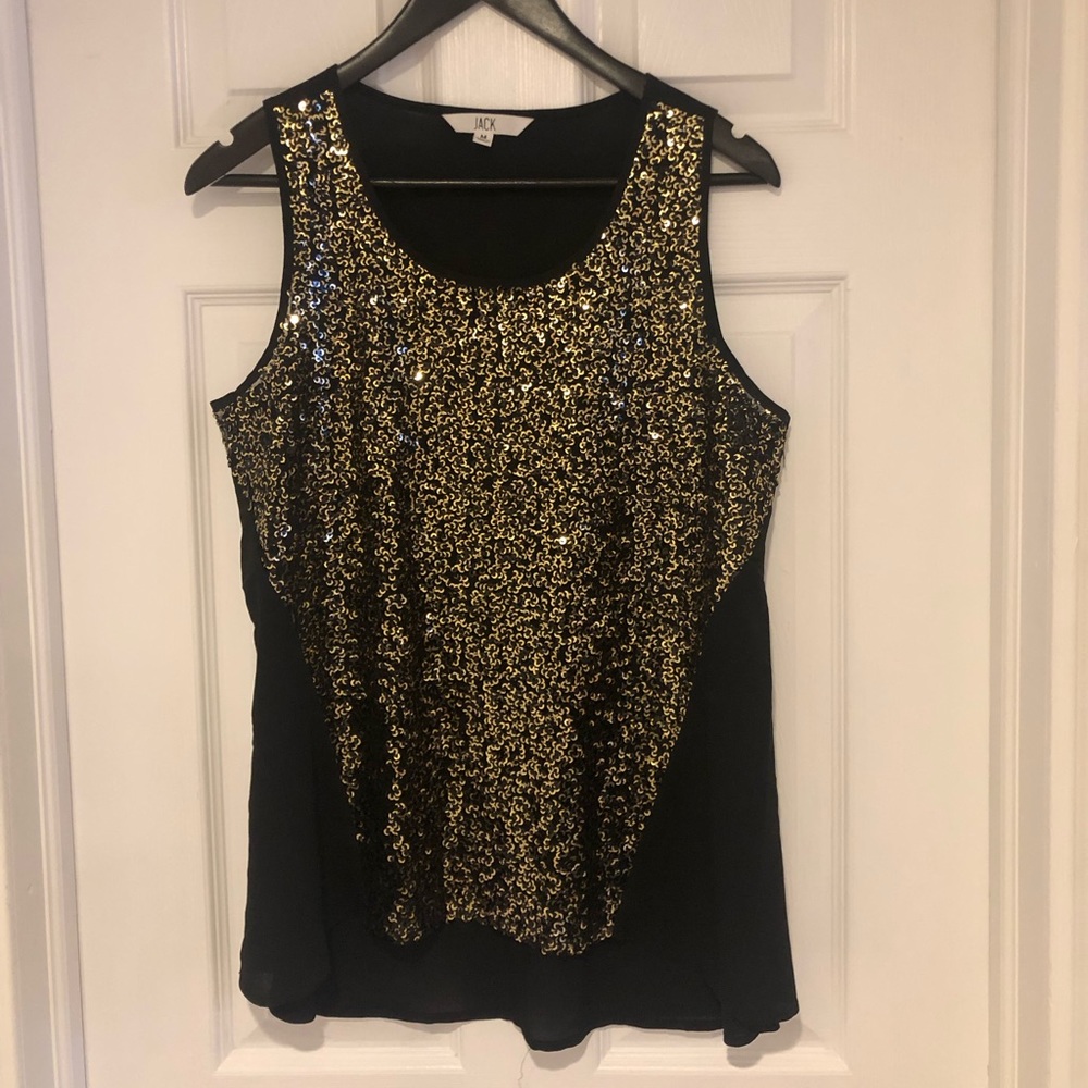 Jack - sequinned top Sz M